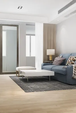 Room with Luxury Vinyl Flooring