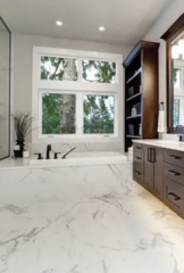 Tile Floored room