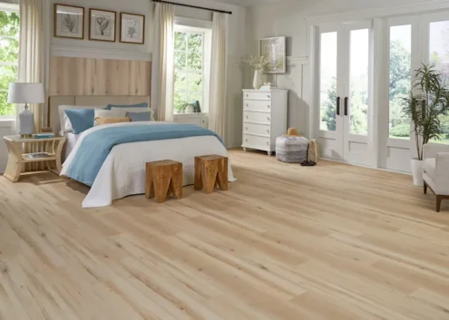 8mm Lake Constance Beech Laminate Flooring 7.6 in. Wide x 54.45 in. Long