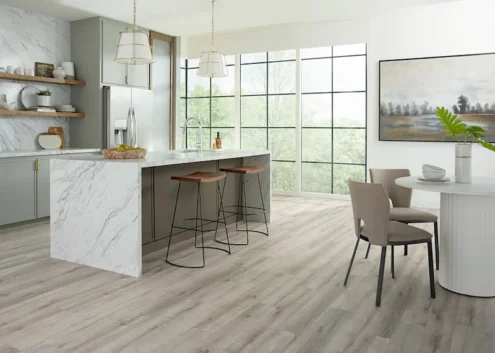 5mm w/pad Daydream Meadow Oak Waterproof Rigid Vinyl Plank Flooring 6 in. Wide x 48 in. Long