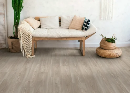2mm Fitzgerald Oak Waterproof Glue-Down Luxury Vinyl Plank Flooring 6 in. Wide x 48 in. Long - Image 2