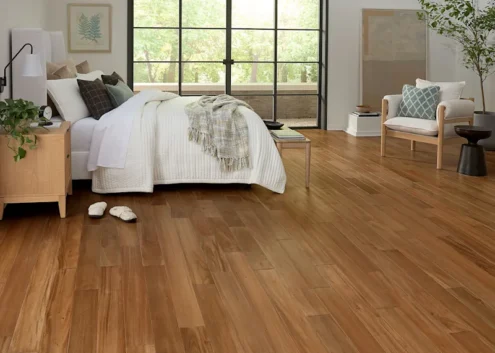 3/4 in. Golden Mahogany Solid Hardwood Flooring 4.75 in. Wide