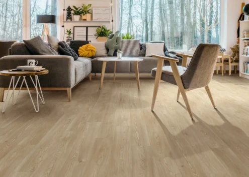 2mm Essence Oak Waterproof Glue-Down Luxury Vinyl Plank Flooring 6 in. Wide x 48 in. Long - Image 3