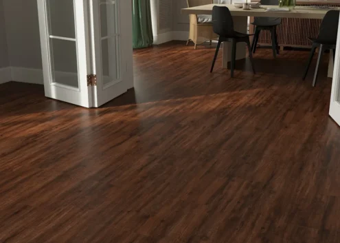 5mm w/pad Horizon Hickory Waterproof Rigid Vinyl Plank Flooring 7.09 in. Wide x 48 in. Long - Image 2