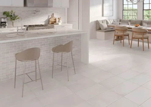 12 in. x 24 in. Lavish Linen Porcelain Tile