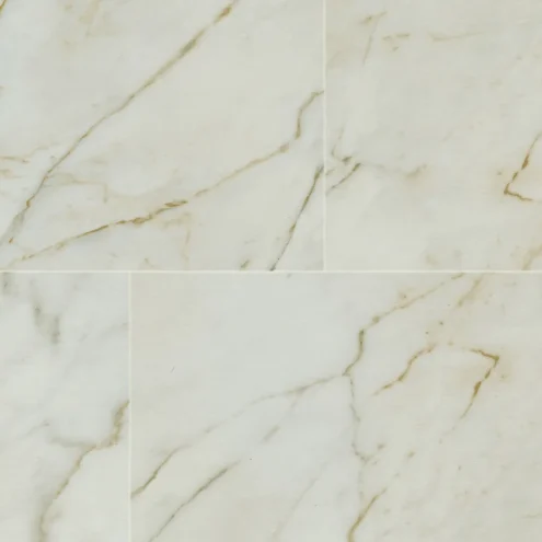 5mm w/pad Luna Bianca Waterproof Rigid Vinyl Tile Flooring 12 in. Wide x 24 in. Long - Image 3