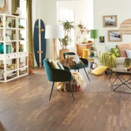 5mm Copper Ridge Oak Waterproof Luxury Vinyl Plank Flooring 6.65 in. Wide x 48 in. Long