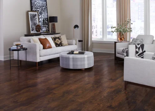 12mm Rustic Realm Hickory Waterproof Laminate Flooring 7.5 in. Width x 50.63 in. Length
