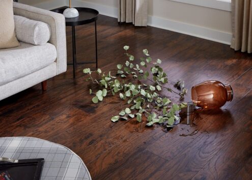 12mm Rustic Realm Hickory Waterproof Laminate Flooring 7.5 in. Width x 50.63 in. Length - Image 4