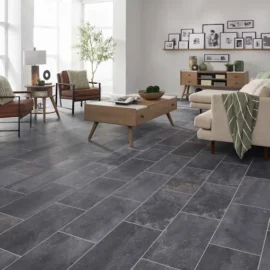 12 in. x 24 in. Spazio Grigio Porcelain Tile