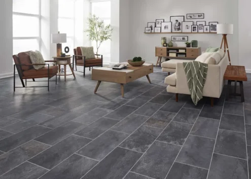 12 in. x 24 in. Spazio Grigio Porcelain Tile