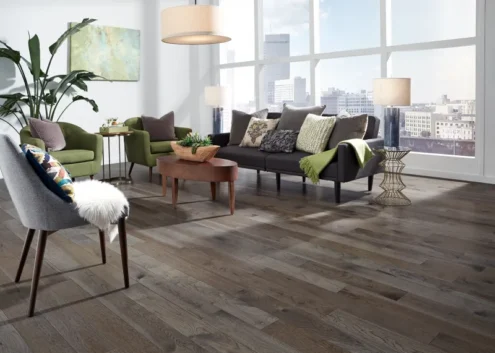 3/4 in. Winter Solstice Hickory Solid Hardwood Flooring 5 in. Wide